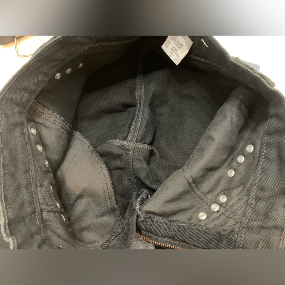 Like New Vintage Rockies Rocky Mountain 26/3 Western Jeans Black y2k 90s long - Picture 7 of 11